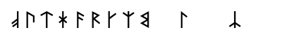 FutharkYBold Medium Font Preview