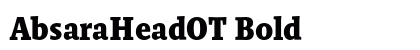 AbsaraHeadOT Bold preview