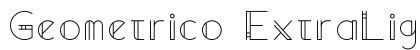 Geometrico ExtraLight preview