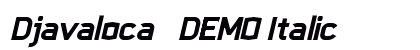 Djavaloca - DEMO Italic preview