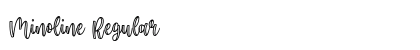Minoline Regular Font Preview