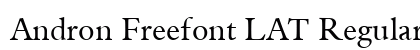 Andron Freefont LAT Regular