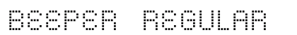 Beeper Regular Font Preview