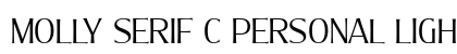 Molly Serif C PERSONAL Light Preview