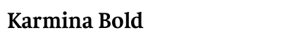 Karmina Bold font free download