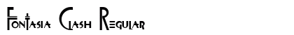 Fontasia Clash Regular Font Preview