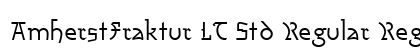 AmherstFraktur LT Std Regular Regular Font AmherstFraktur LT Std Regular Regular Font Preview