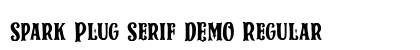 Spark Plug Serif DEMO Regular preview Spark Plug Serif DEMO Regular preview