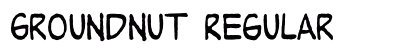 Groundnut Regular Font Preview