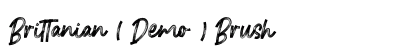 Brittanian ( Demo ) Brush Font Preview