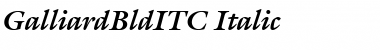 GalliardBldITC Italic