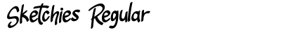 Sketchies Regular Font Preview