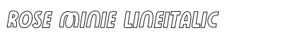 Rose Minie LineItalic preview Rose Minie LineItalic preview