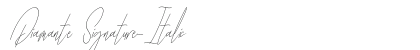 Diamante Signature_Italic preview