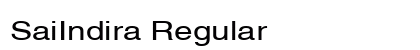 SaiIndira Regular font free download