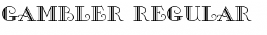 Gambler Regular Font