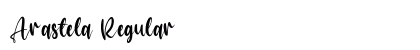 Arastela Regular Font Preview