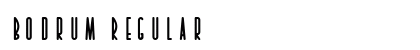 Bodrum Regular Font Preview