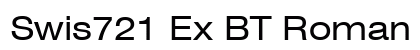 Swis721 Ex BT Roman font free download