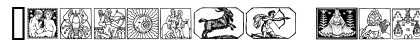Zodiac98 Regular Font Preview