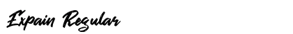 Expain Regular Font Preview