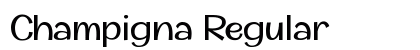 Champigna Regular Font Champigna Regular Font Preview