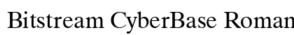 Bitstream CyberBase Roman