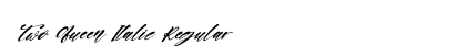 Two Queen Italic Regular preview