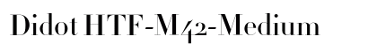 Didot HTF-M42-Medium Preview