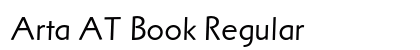 Arta AT Book Regular Font Arta AT Book Regular Font Preview