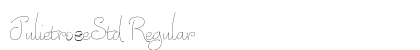 JulietroseStd Regular Font Preview