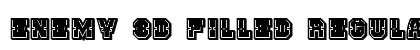 Enemy 3D Filled Regular