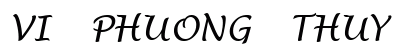 VI Phuong Thuy Hoa Normal Font Preview