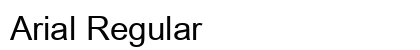 Arial Regular font free download