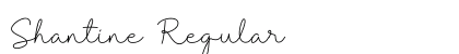 Shantine Regular Font Preview