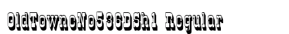 OldTowneNo536DSh1 Regular Font Preview