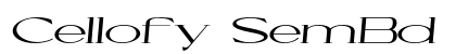 Cellofy SemBd ExtExp Ita Italic preview Cellofy SemBd ExtExp Ita Italic preview