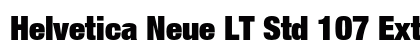 Helvetica Neue LT Std 107 Extra Black Condensed font free download
