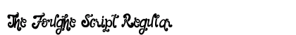 The Foughe Script Regular preview The Foughe Script Regular preview