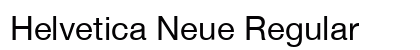 Helvetica Neue Regular font free download