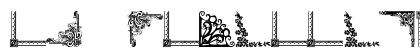 Vintage Decorative Corners 10 Regular Font Preview