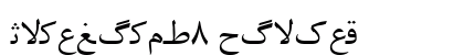 Irnafont_8 Normal Font Preview