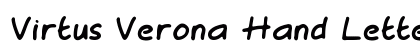 Virtus Verona Hand Lettering Regular preview Virtus Verona Hand Lettering Regular preview