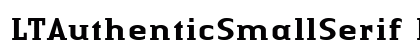 LTAuthenticSmallSerif Medium Medium Font Preview