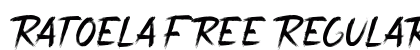 Ratoela Free Regular preview