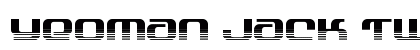 Yeoman Jack Twotone Regular Font Preview Yeoman Jack Twotone Regular Font Preview