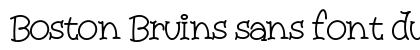 Boston Bruins sans font duo Regular preview Boston Bruins sans font duo Regular preview