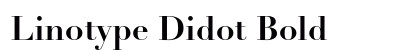 Linotype Didot Bold font free download