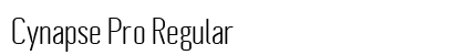 Cynapse Pro Regular Font Cynapse Pro Regular Font Preview