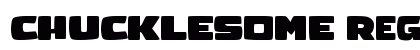 CHUCKLESOME Regular Font Preview